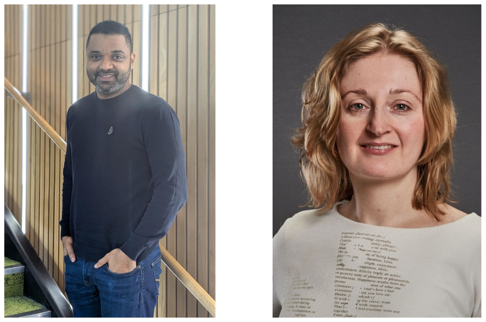 Rory Fortes de Brito and Lidia Dykes headshots