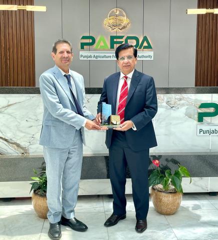Prof. Munir Iqbal (Left)
