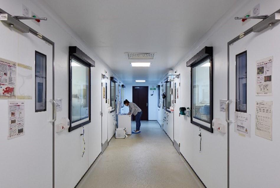 The inside of The Philip Mellor Insectary (PMI) at The Pirbright Institute